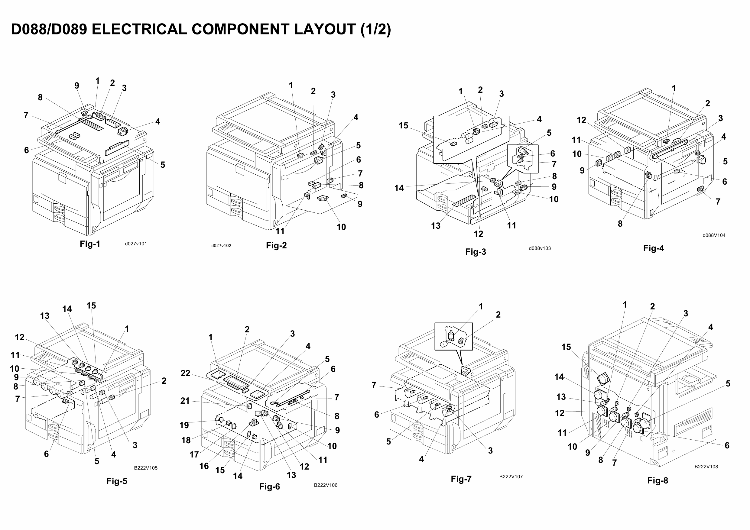 RICOH Aficio MP-C4501A 4501 5501 5501A D088 D089 Circuit Diagram-6